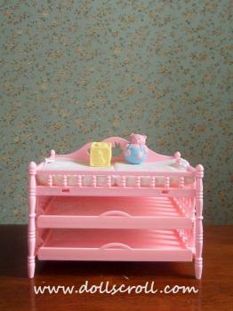 Galoob - Bouncin' Babies - Deluxe Changing Table - Accessory